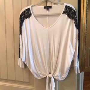Karen Kane Creme Blouse/Top